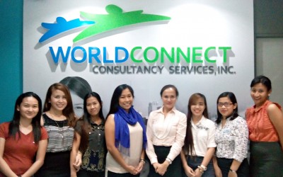 Ms.Iya Diza visits WORLDCONNECT Legazpi