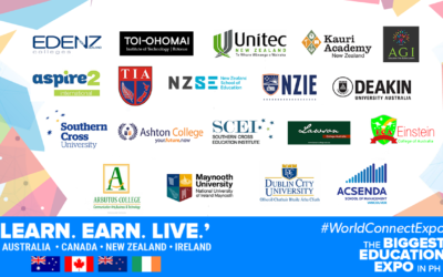 Partners, exhibitors at the WorldConnect international education expo